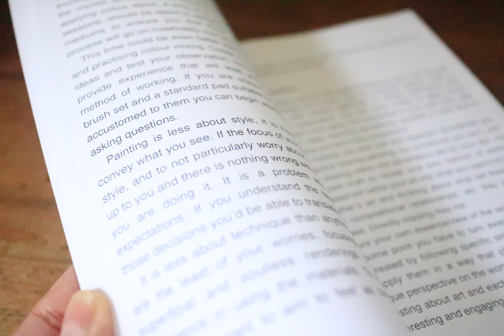 An image of text inside Vision of Art